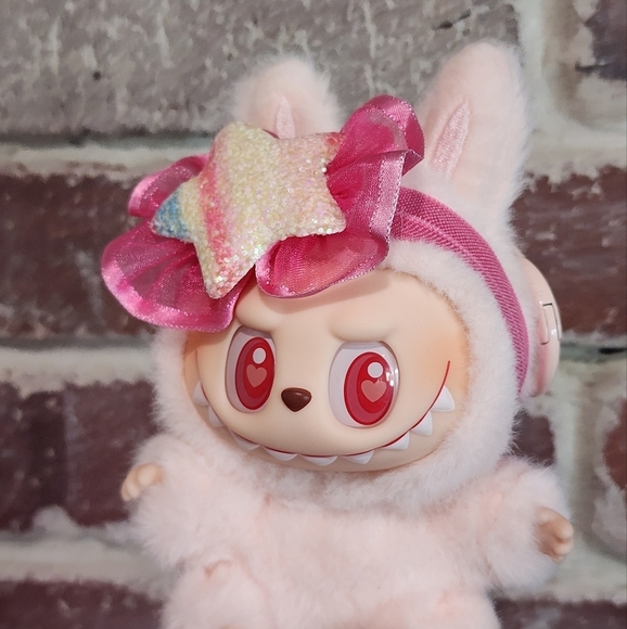 Labubu Pink Rainbow Star Headband - Picture 2 of 5